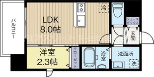 赤坂駅 徒歩6分 13階の物件間取画像